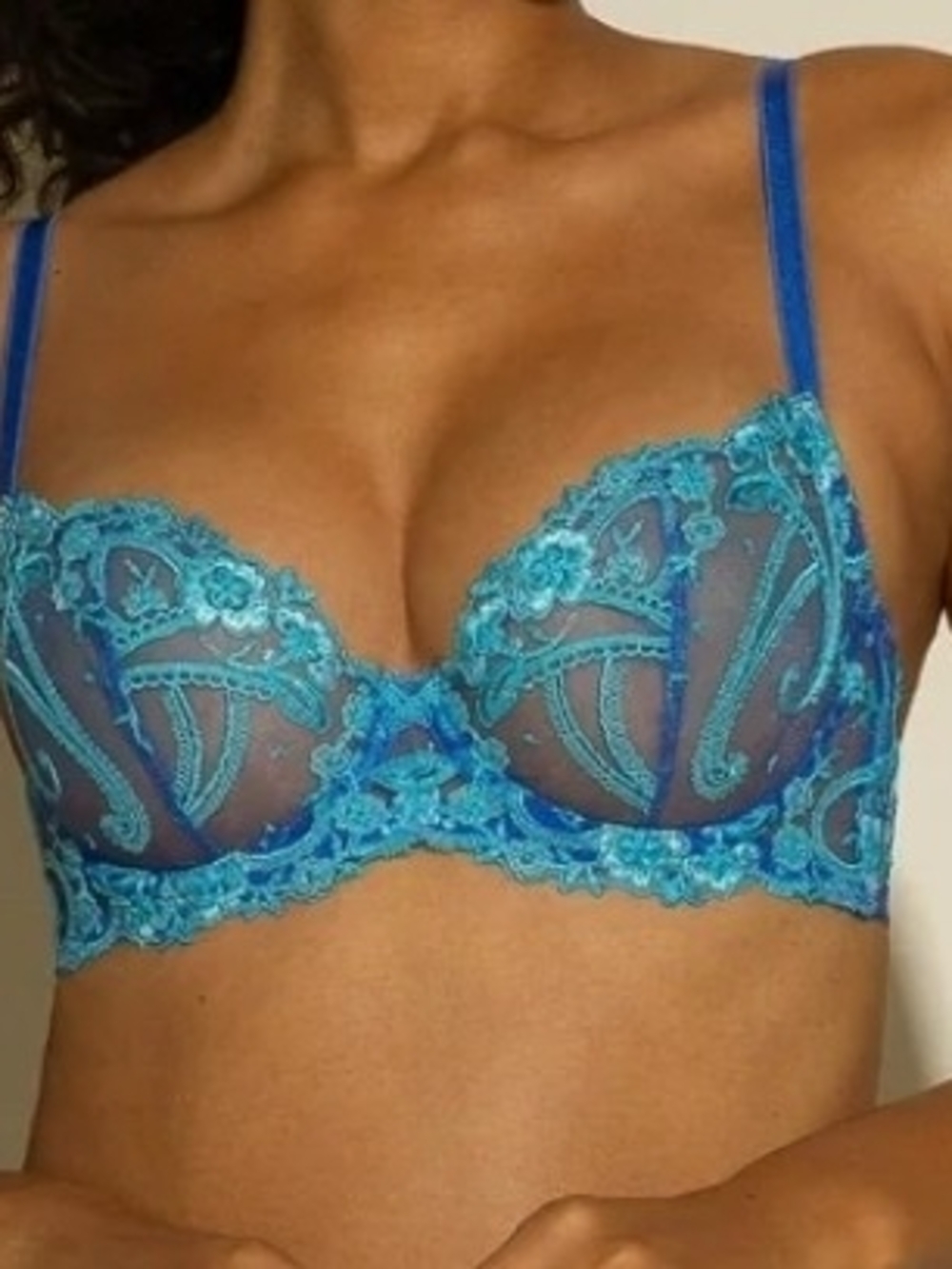 Cosabella Sanika Balconette Bra Style Color: Portofino Blue